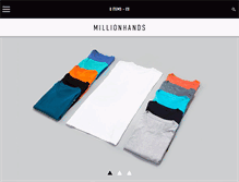 Tablet Screenshot of millionhands.net